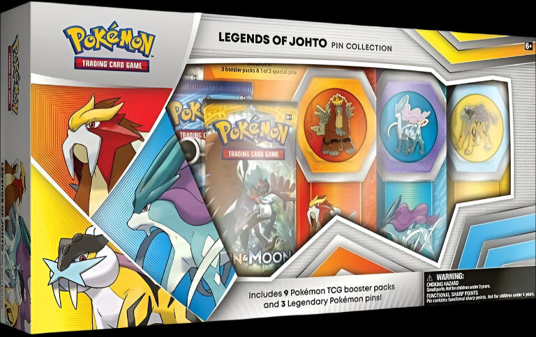 Pin Collection - Legends of Johto (ONLINE ORDER ONLY)