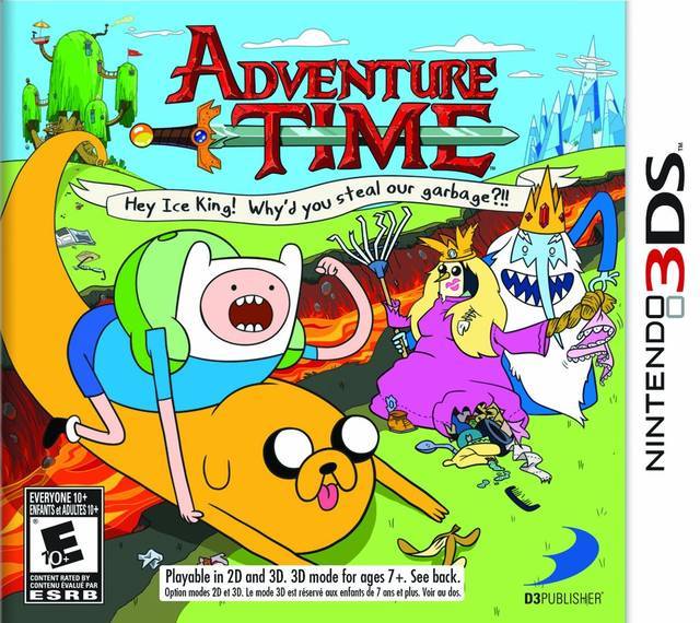 Adventure Time: Hey Ice King! Why'd You Steal Our Garbage?!! (Nintendo 3DS) (Online Order Only)