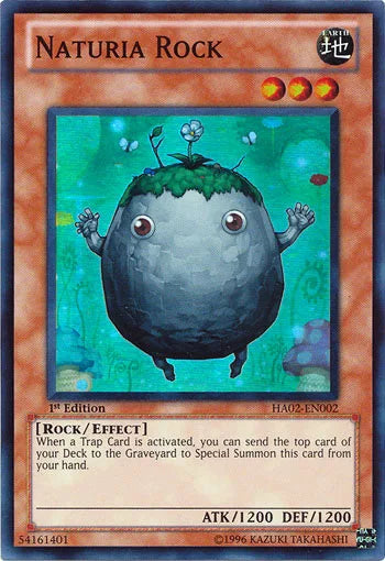Naturia Rock [HA02-EN002] Super Rare