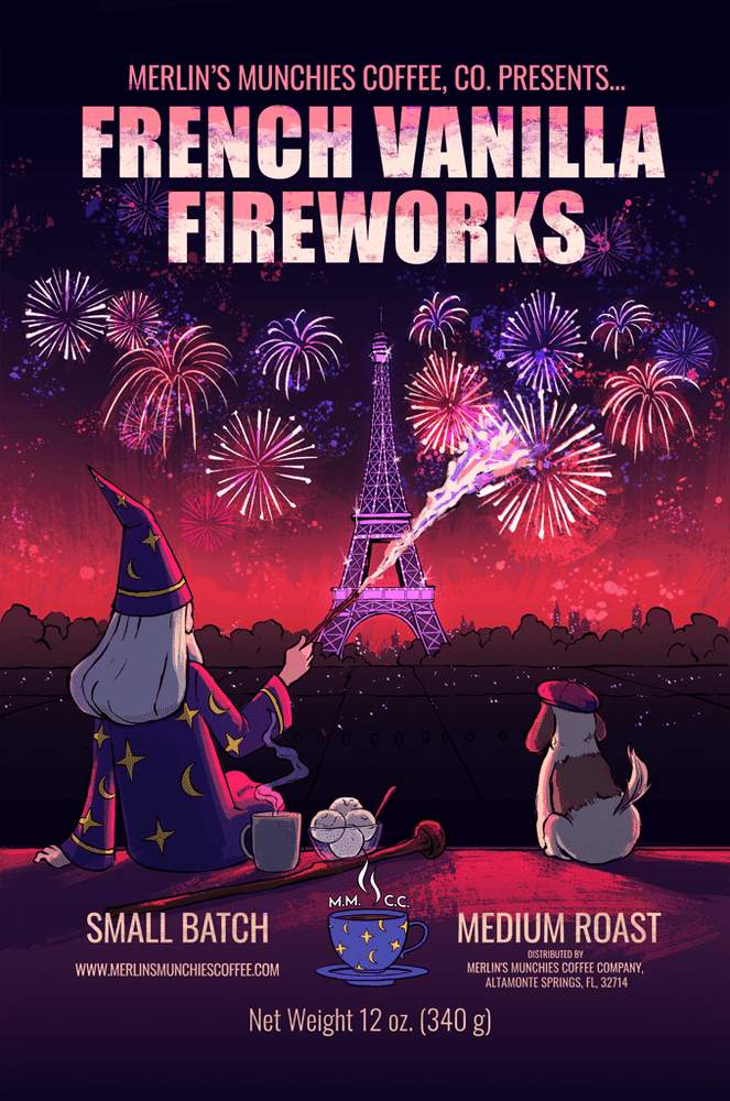 DECAF French Vanilla Fireworks 12oz (ONLINE ORDER ONLY)