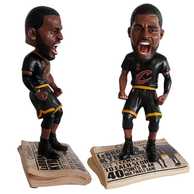 Cleveland Cavaliers 2016 NBA Champions Newspaper Bobbleheads (ONLINE ORDER ONLY)