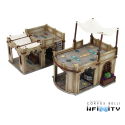 Alcazaba Utility Buildings (2-Pack) — Bare MDF