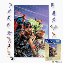 Justice League Hero Alliance Wooden Jigsaw Puzzle (Online Order Only)