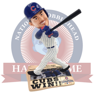Chicago Cubs 2016 World Series Newspaper Bobbleheads (ONLINE ORDER ONLY)