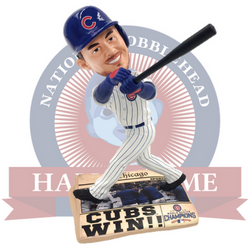 Chicago Cubs 2016 World Series Newspaper Bobbleheads (ONLINE ORDER ONLY)