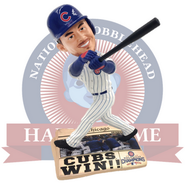 Chicago Cubs 2016 World Series Newspaper Bobbleheads (ONLINE ORDER ONLY)