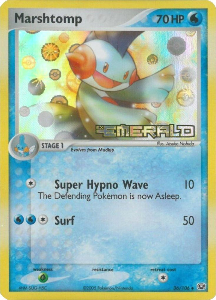 Marshtomp (36/106) (Stamped) [EX: Emerald] (Online Only)