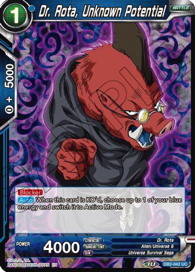 Dr. Rota, Unknown Potential (Reprint) (DB2-042) [Battle Evolution Booster] (ONLINE ORDER ONLY)