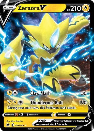 Zeraora V (053/159) [Sword & Shield: Crown Zenith] (Online Only)