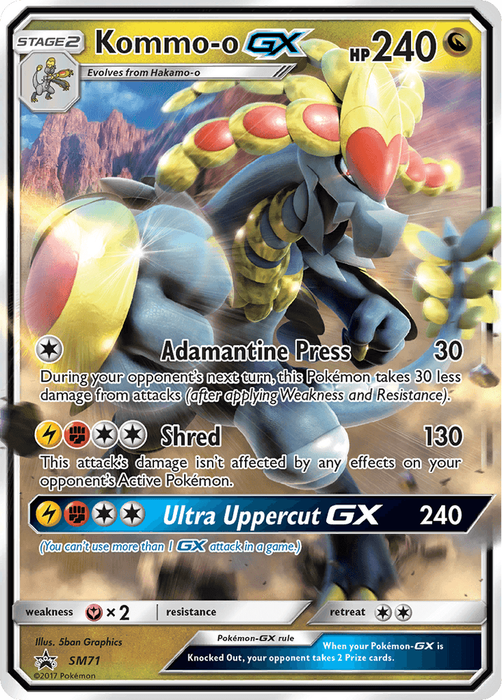 Kommo-o GX (SM71) [Sun & Moon: Black Star Promos] (Online Only)