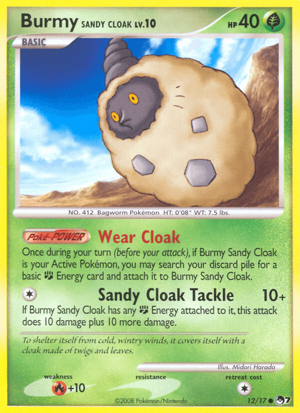 Burmy Sandy Cloak (12/17) [POP Series 7] (Online Only)