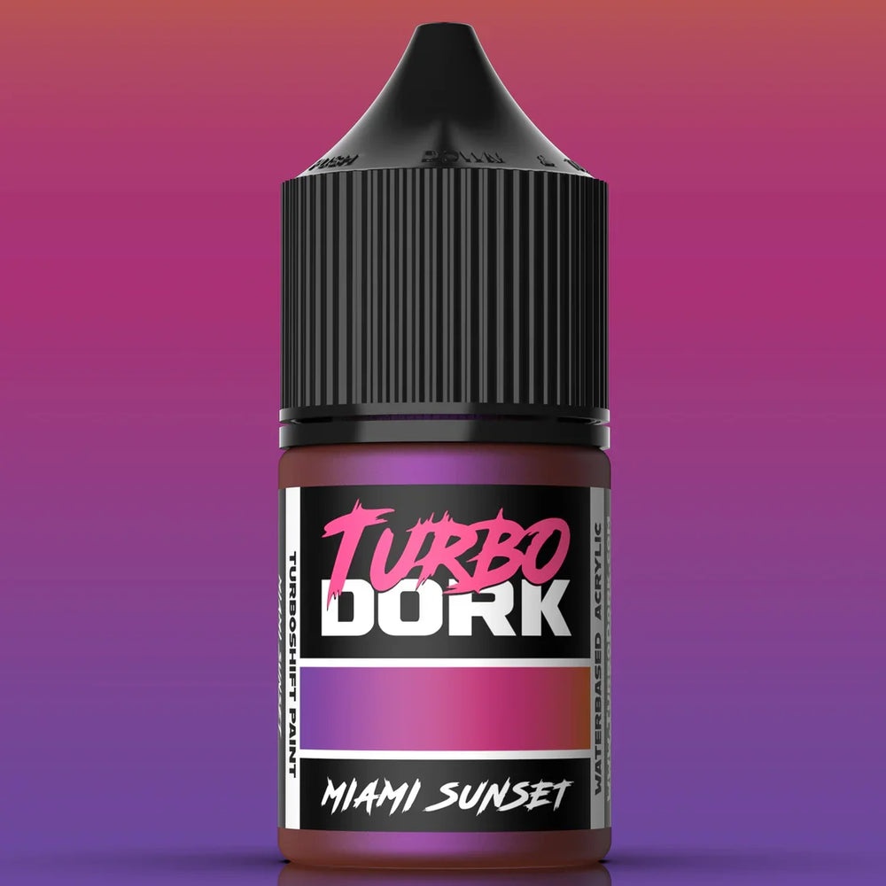 Turbo Dork: TurboShift Acrylic Paint - Miami Sunset