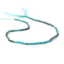 2.2mm Chrysocolla Micro Faceted Cube Beads 12.5 inch 138 pieces (ONLINE ORDER ONLY)