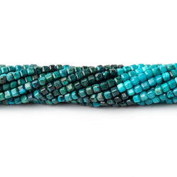 2.2mm Chrysocolla Micro Faceted Cube Beads 12.5 inch 138 pieces (ONLINE ORDER ONLY)