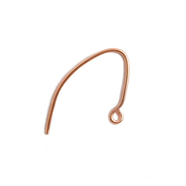 22mm Copper Bowed Earwire, 50 pieces (ONLINE ORDER ONLY)