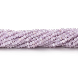 2.2mm Kunzite Micro Faceted Round Beads 12.25 inch 166 pieces (ONLINE ORDER ONLY)