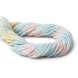 2.2mm Multi Color Beryl Micro Faceted Round Beads 12.5 inch 160 pieces (ONLINE ORDER ONLY)