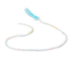 2.2mm Multi Color Beryl Micro Faceted Round Beads 12.5 inch 160 pieces (ONLINE ORDER ONLY)