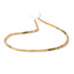 2.2mm Multi Color Tourmaline Micro Faceted Cube Beads 12.5 inch 140 pieces (ONLINE ORDER ONLY)
