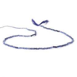 2.2mm Sodalite Micro Faceted Round Beads 12.5 inch 148 pieces (ONLINE ORDER ONLY)