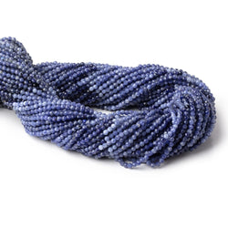 2.2mm Sodalite Micro Faceted Round Beads 12.5 inch 148 pieces (ONLINE ORDER ONLY)