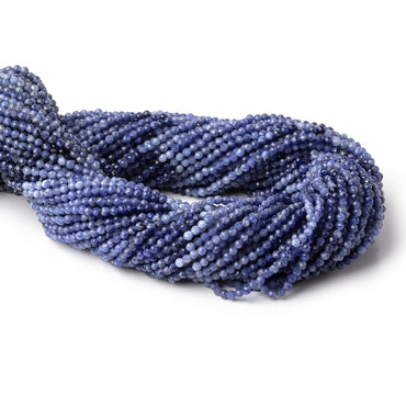 2.2mm Sodalite Micro Faceted Round Beads 12.5 inch 148 pieces (ONLINE ORDER ONLY)