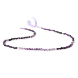 2.2mm Sugilite Micro Faceted Round Beads 12.25 inch 158 pieces AA (ONLINE ORDER ONLY)