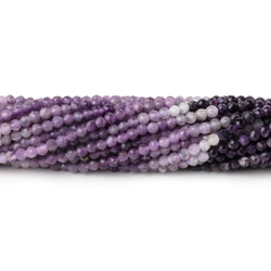 2.2mm Sugilite Micro Faceted Round Beads 12.25 inch 158 pieces AA (ONLINE ORDER ONLY)