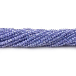 2.2mm Tanzanite Micro Faceted Rondelle Beads 12.5 inch 180 pieces AA (ONLINE ORDER ONLY)