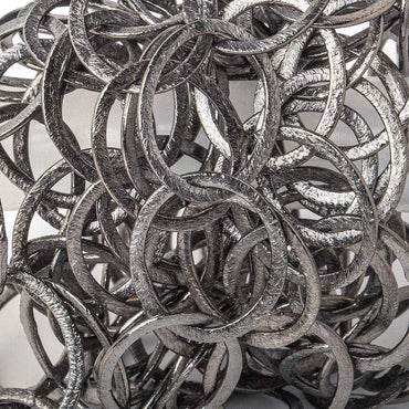 22x17mm Black Gold plated Brushed Oval Link Chain by the foot (ONLINE ORDER ONLY)