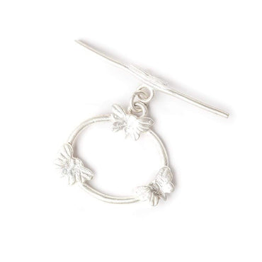 22x25mm Sterling Silver Butterfly Oval Toggle Finding 1 per (ONLINE ORDER ONLY)