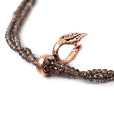 22x7mm Antiqued Copper Leaf Pinch Bail Set of 2 (ONLINE ORDER ONLY)