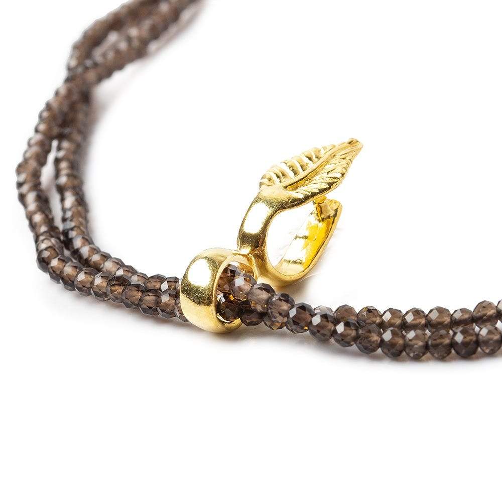 22x7mm Vermeil Leaf Pinch Bail 1 Finding (ONLINE ORDER ONLY)