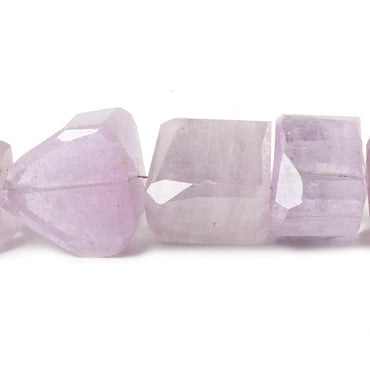 23-24mm Kunzite Faceted Nugget Beads 8 inch 9 pieces AAA Grade (ONLINE ORDER ONLY)