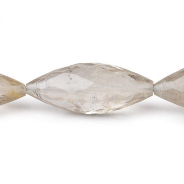 23-32mm Rutilated Quartz Faceted Marquise beads 16 inch 15 pieces A (ONLINE ORDER ONLY)