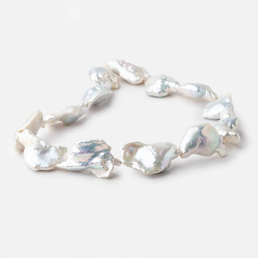 23-33mm Off White Soufflé Baroque Freshwater Pearls 16 inch 13 beads (ONLINE ORDER ONLY)