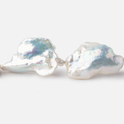 23-33mm Off White Soufflé Baroque Freshwater Pearls 16 inch 13 beads (ONLINE ORDER ONLY)