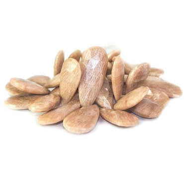 23-39mm Blush Feldspar Elongated Faceted Pear Beads 7.5 inch 37 pieces (ONLINE ORDER ONLY)