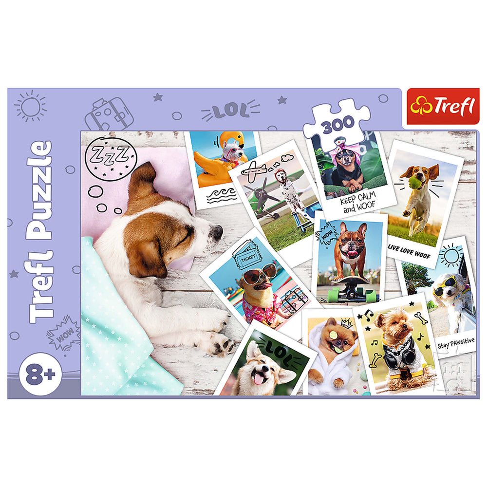 Trefl Red 300 Piece Kids Puzzle - Holiday Pictures (ONLINE ORDER ONLY)