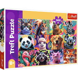 Trefl Kids Funny Animal Portraits 300 Piece Puzzle