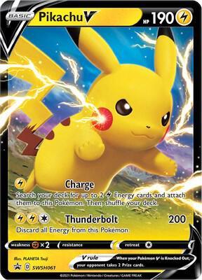 Pikachu V (SWSH061) [Sword & Shield: Black Star Promos] (Online Only)
