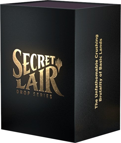 Secret Lair Drop: The Unfathomable Crushing Brutality of Basic Lands - Non-Foil Edition [SLD] (ONLINE ORDER ONLY)