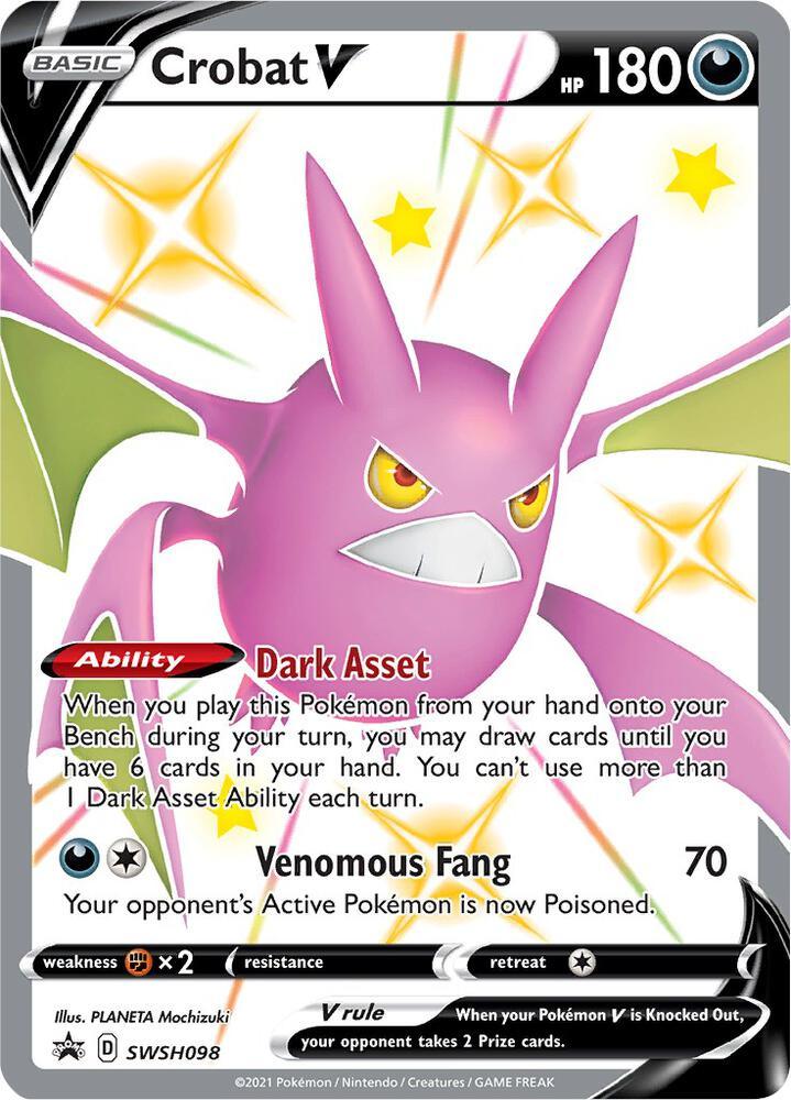 Crobat V (SWSH098) [Sword & Shield: Black Star Promos] (Online Only)