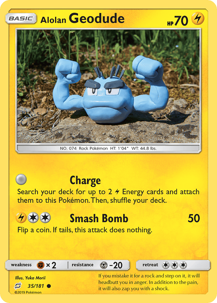 Alolan Geodude (35/181) [Sun & Moon: Team Up] (Online Only)