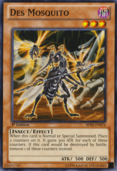 Des Mosquito [BP02-EN076] Mosaic Rare (ONLINE ORDER ONLY)