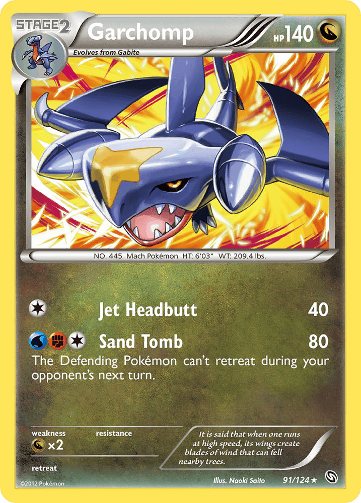 Garchomp (91/124) [Black & White: Dragons Exalted] (Online Only)
