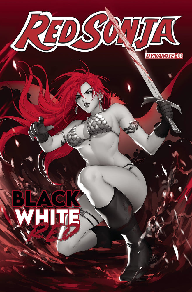 Red Sonja Black White Red #6 B Leirix Li Variant (01/19/2022) Dynamite (ONLINE ORDER ONLY)