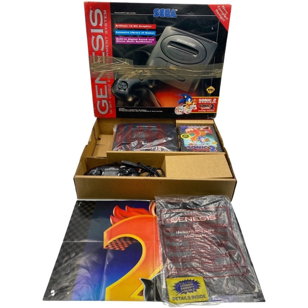 Sega Genesis (System-CIB) [Sonic 2 Bundle] - Sega Genesis (Online Order Only)