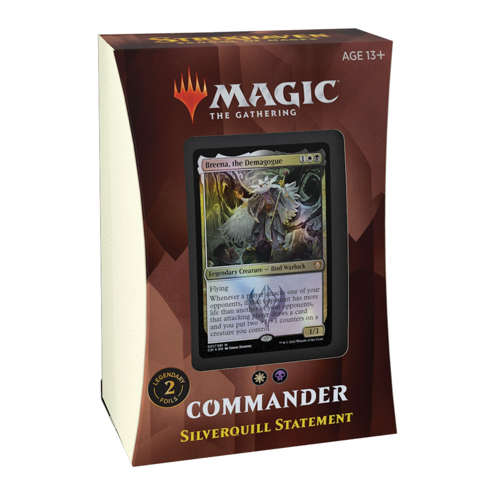Commander 2021 Deck - Silverquill Statement [C21] (ONLINE ORDER ONLY)