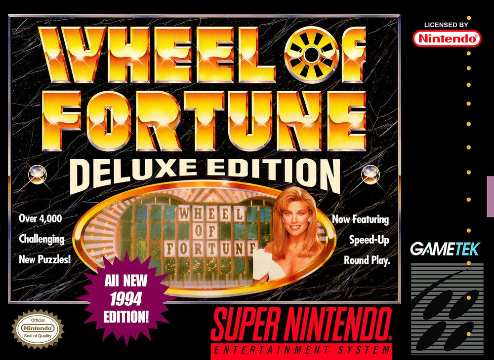 Wheel of Fortune Deluxe Edition (Super Nintendo) (Online Only)